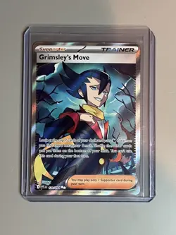 Pokemon - Grimsley's Move - 120/094 - ME Phantasmal Flames - Full Art Trainer - Image 1