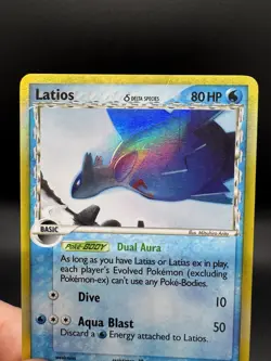 Pokemon TCG Latios 12/110 Holon Phantoms Delta Species Holo Rare - HP/Damaged - Image 3
