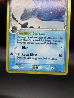Pokemon TCG Latios 12/110 Holon Phantoms Delta Species Holo Rare - HP/Damaged - Image 4