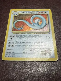 Erika's Dragonair 4/132 Gym Heroes Holo 2000 Pokemon - Image 2