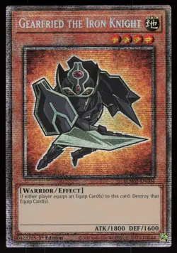 Gearfried the Iron Knight BLMM-EN004 Starlight Rare 1st Edition Yu-Gi-Oh - Image 1