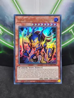 Yugioh Toon Black Luster Soldier TOCH-EN001 Ultra Rare 1st Edition NM - Image 1
