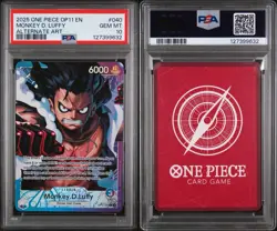 Monkey.D.Luffy (040) (Alternate Art) OP11-040 A Fist of Divine Speed Foil - Image 5