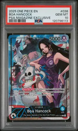 2025 One Piece EN Boa Hancock PSA Magazine Exclusive - Image 3