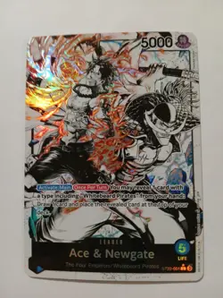One Piece ST22-001 Parallel Ace Newgate Leader English Edition - Image 1