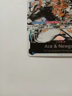 One Piece ST22-001 Parallel Ace Newgate Leader English Edition - Image 4