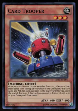 Card Trooper AP05-EN004 Super Rare Astral Pack Five Yu-Gi-Oh - Image 1
