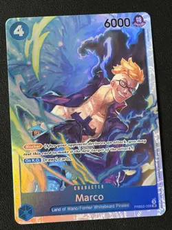 One Piece Card Game Marco PRB02-008 Super Rare NM English - Image 1