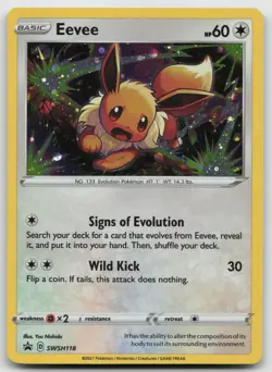 Eevee Holo SWSH: Sword & Shield Promo Cards SWSH118 NM - Image 1