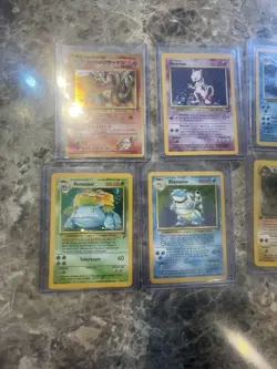 TCG Base Set Unlimited Holo Rare Card Lot Charizard/Venasaur /Blastoise and More - Image 2