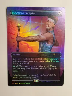 Isochron Scepter FOIL - Secret Lair Encyclopedia of Magic MTG NM - Image 1