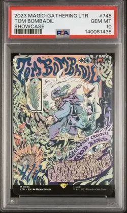 PSA 10 Tom Bombadil Borderless Poster - MTG LOTR 2023 - Gem Mint - Image 1