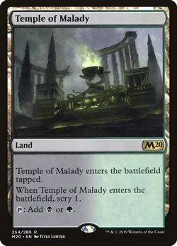 MTG Temple of Malady Core 2020 254/280 Regular Rare - Image 1