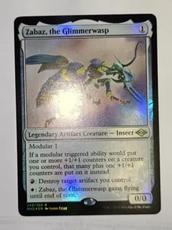 MTG Zabaz, the Glimmerwasp Modern Horizons 2 243/303 Foil Rare - Image 2