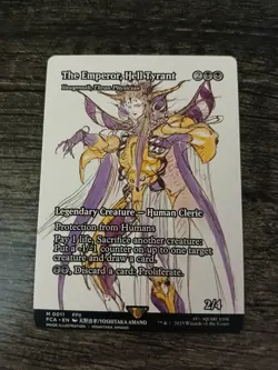MTG - The Emperor, Hell Tyrant -Showcase - Final Fantasy: Through the Ages - Image 1