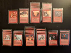 THE DARK * Red Lot: Goblin Caves, Orc General * Mostly NM * MTG - Image 1