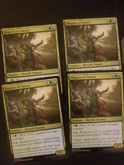 4 X Shapers of Nature Uncommon Ixalan Mint / Near Mint XLN MTG - Image 1