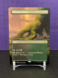 MTG Llanowar Wastes The Brothers' War 299 Regular Rare Borderless NM/M - Image 1
