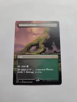 MTG - Llanowar Wastes (Borderless) The Brothers' War Regular Rare #299 - Image 1