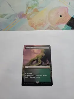 MTG - Llanowar Wastes (Borderless) The Brothers' War Regular Rare #299 - Image 2