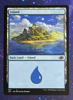 Magic The Gathering TCG, Island (102), Jumpstart 2022 102 Regular Land - Image 1