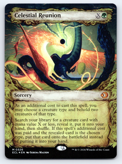 Celestial Reunion FOIL Showcase - Lorwyn Eclipsed MTG - Image 1
