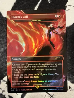Storm’s Will (Jeska’s Will) Foil Secret Lair MTG - Image 1