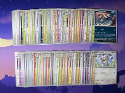Pokemon Bulk Lot (Journey Together) - 100 Common Cards (18 Reverse’s & 5 Holo’s) - Image 1