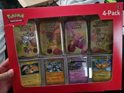 Pokemon TCG 151 Mini Tins 4 Pack 4 Promos 💎SEALED💎 Sams Club Exclusive NEW - Image 1