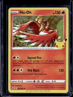 2021 Pokemon SWSH Celebrations Ho-Oh #001/025 - Image 1