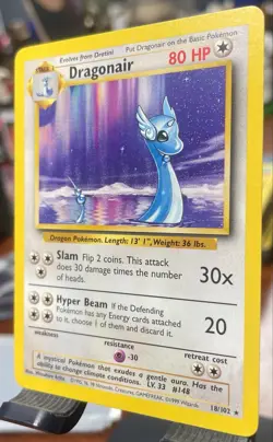 NM 🔥 Pokemon Card - Dragonair Base Set 18/102 Rare - Image 3