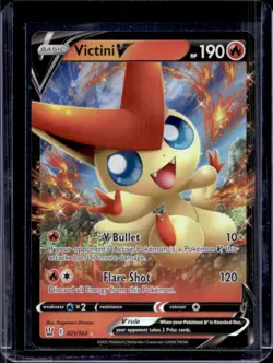 2021 Pokemon SWSH Battle Styles Victini V #021/163 - Image 1