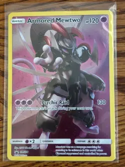 Armored Mewtwo (Full Art) Pokemon Sun & Moon Black Star Promo #SM228 - Image 1