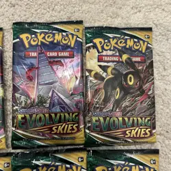 Pokemon Evolving Skies 8 Booster Packs **SEALED/From ETB** - Image 4