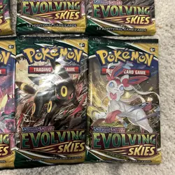 Pokemon Evolving Skies 8 Booster Packs **SEALED/From ETB** - Image 5