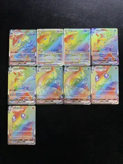 2025 Pokemon TCG S-Chinese Victini Dragonite Lapras HR Shinny Lot*9 AM11 - Image 1