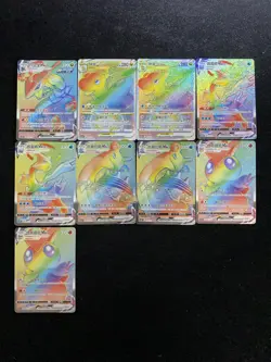 2025 Pokemon TCG S-Chinese Victini Dragonite Lapras HR Shinny Lot*9 AM11 - Image 2