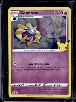 2021 Pokemon SWSH Celebrations Cosmoem Holo #014/025 - Image 1