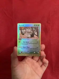 Pokemon TCG 2003 Sandstorm EX Nuzleaf #49 Reverse Holo LP - Image 1