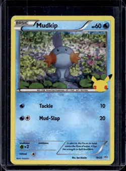 2021 Pokemon McDonald's 25th Anniversary Special Edition Mudkip Foil #19/25 - Image 1