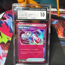 Poke Vital A 062/064 ACE SPEC - CGC Gem Mint 10 - Shrouded Fable - Pokemon TCG - Image 1