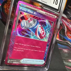 Poke Vital A 062/064 ACE SPEC - CGC Gem Mint 10 - Shrouded Fable - Pokemon TCG - Image 2