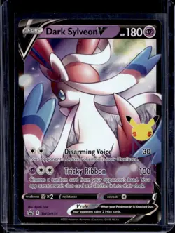 2019-2023 Pokemon SWSH Black Star Promos Dark Sylveon V #SWSH134 - Image 1
