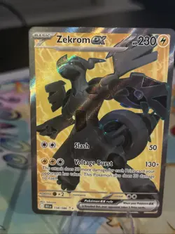 Pokemon TCG Zekrom EX Black Bolt 158/086 English, Fresh Mint Condition - Image 3