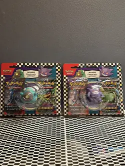 Pokemon 2024 Back To School Eraser Blister Bellibolt & Gengar - Lot Of 2 Sealed - Image 1