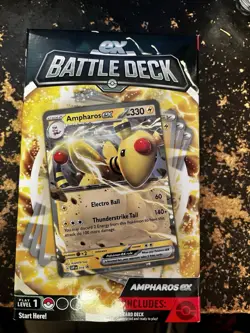 Pokemon TCG Ampharos ex Battle Deck Starter Deck Sealed English 2023 - Image 1