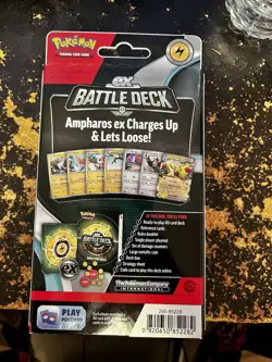 Pokemon TCG Ampharos ex Battle Deck Starter Deck Sealed English 2023 - Image 2