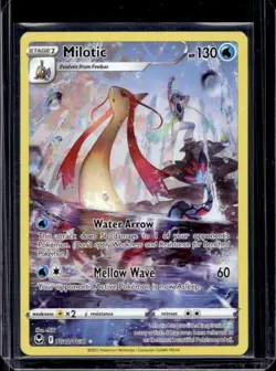 2022 Pokemon SWSH Silver Tempest Milotic Trainer Gallery Holo #TG02/TG30 - Image 1