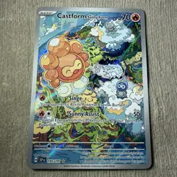 Castform Sunny Form 195/191 Surging Sparks Illustration Rare NM/MT Pokemon TCG - Image 1