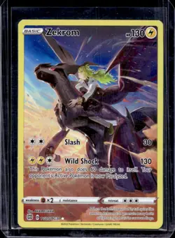 2022 Pokemon SWSH Brilliant Stars Zekrom Trainer Gallery Holo #TG05/TG30 - Image 1